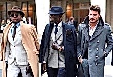 Виды и типы мужского пальто