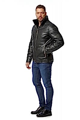 Фото товара Куртка кожзам 8803, черный