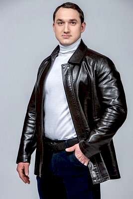 Фото товара Куртка кожзам 2102 D, коричневый