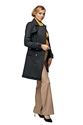 Фото товара Пальто 31760, темно-серый