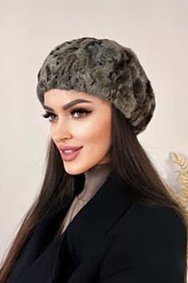 Фото товара Шапка каракуль 001.001, темно-бежевый