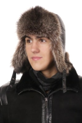 Фото товара Шапка из енота UMKME0010.1, серебряная