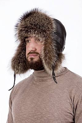 Фото товара Шапка из енота UMKME0014.1, серебро