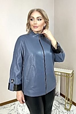 Фото товара Куртка кожа жен. 1020.3441 ZIG, синий Фото товара Куртка кожа жен. 1020.3441 ZIG, синий