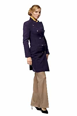 Фото товара Пальто 31737, темно-фиолетовый