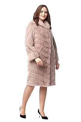 Фото товара Шуба из норки 013/19235В, сиреневый