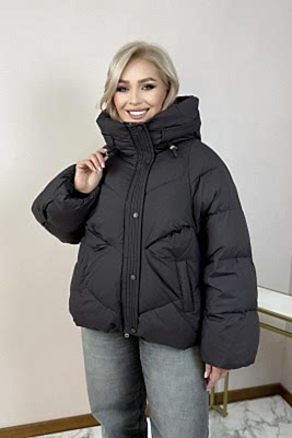 Фото товара Пуховик 8550 зима, баклажан