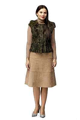 Фото товара Жилет каракуль 013/13, зеленый