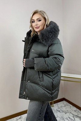 Фото товара Пуховик Y737 зима, графит