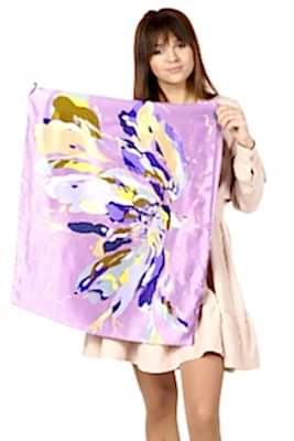 Фото товара Палантин текстиль sil-26-1, сиреневый