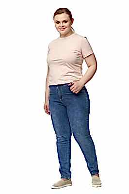 Фото товара Брюки 3010 джинсы, Голубой