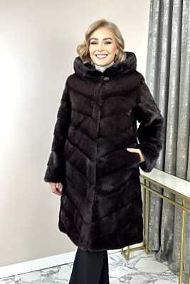 Фото товара Пальто норка 019/1503К, какао