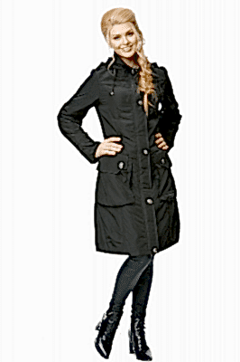 Фото товара Плащ-пальто 068-1, черный