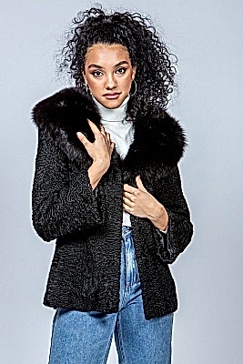 Фото товара Куртка каракуль  010/М7В, черный