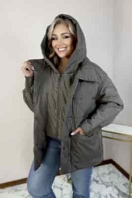 Фото товара Куртка F-2593 жен, капучино