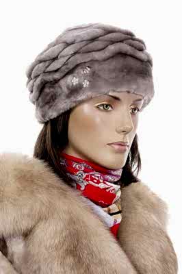 Фото товара Берет мутон О-134, Серо-коричневый