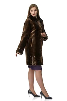 Фото товара Полупальто мутон А320/CВ (норка), панда