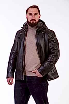 Фото товара Дубленка 1013.1160-TSKN silk, черный