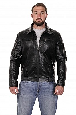 Фото товара Куртка кожзам F-505-P, черный