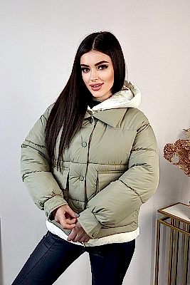 Фото товара Куртка женская 612, оливковый 