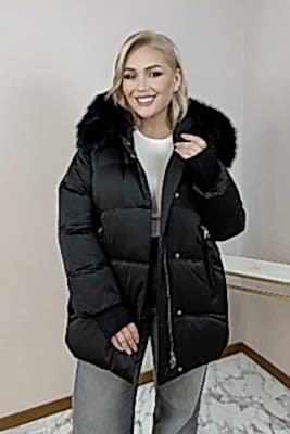 Фото товара Пуховик Y737 зима, черный