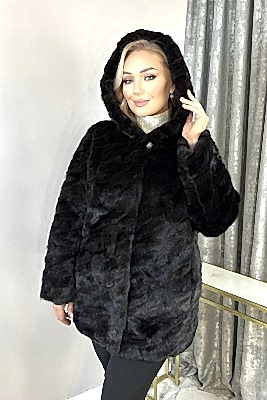 Фото товара Куртка норка 001/1246К, горький шоколад