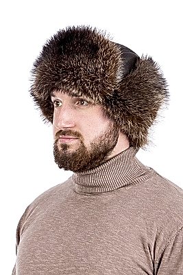 Фото товара Головной убор UMKME0014 енот, бурый